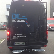 Project: Davy Lammens- belettering bestelwagen