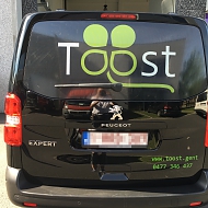 Project: Toast - belettering bestelwagen