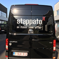 Ontwerp: Grafisch Huis - Project: Stappato - belettering bestelwagen