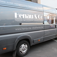 Project: Henau & Co - bestickering foto's bestelwagen