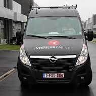 Project: Interieurkabinet - belettering bestelwagen