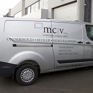 Project: MCV - belettering bestelwagen