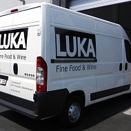 Project: LUKA - belettering bestelwagen